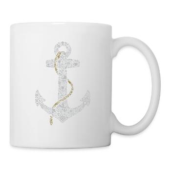 ancre - Mug blanc - blanc - Droite