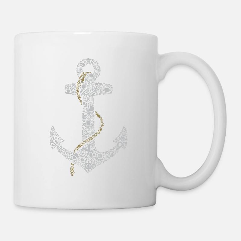 anchor - Tasse - Weiß