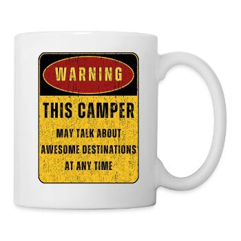 Outdoor Camping Adventure Nature. Funny sayings - Mug - white - Right