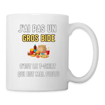 T-Shirt Ich habe kein großes Angebot, es ist das T-Shirt - Tasse - Weiß - Rechts