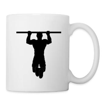 pull up - Pull-up - Calisthenics sport - Mug - white - Right