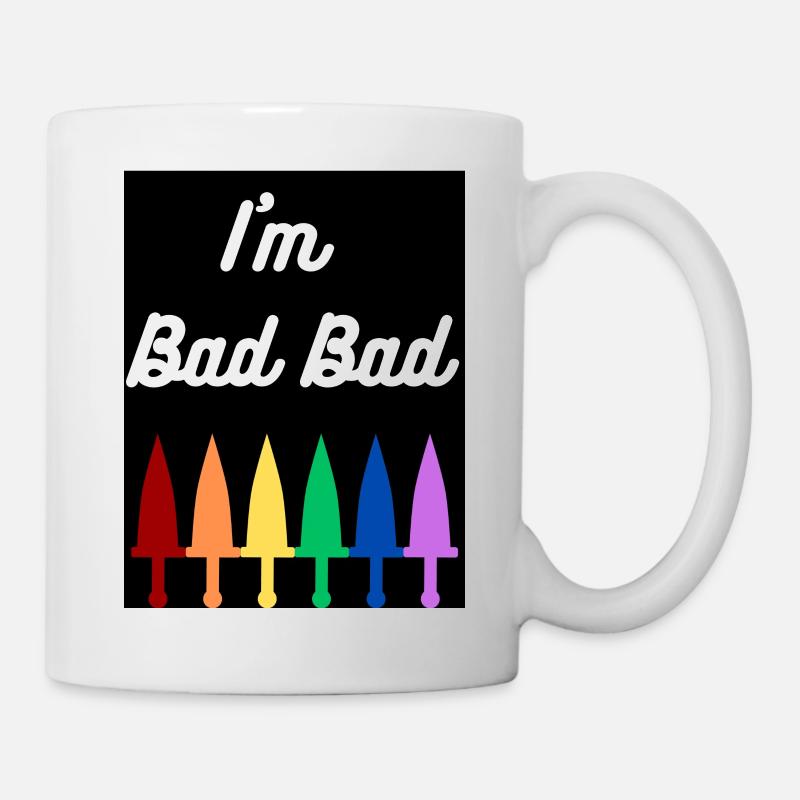 I'm Bad Bad (design) - Mug - white