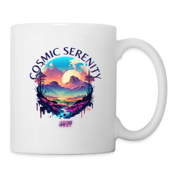 Kosmische Gelassenheit - Tasse - Weiß - Rechts