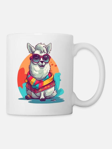 No drama, just lama! - Mug - white