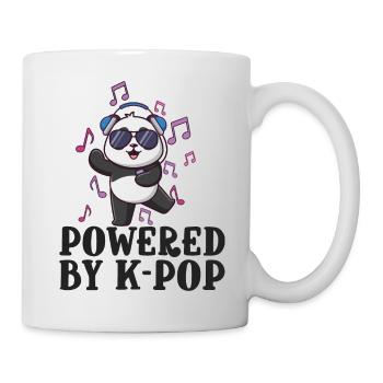 Powered by K-Pop Panda Kpop Merch K-pop Merch - Mug - white - Right