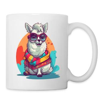 Lama cool. - Mug blanc - blanc - Droite