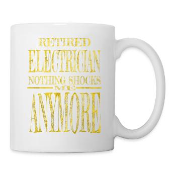 electricity electronic joke awesome engineer craft - Tasse - Weiß - Rechts