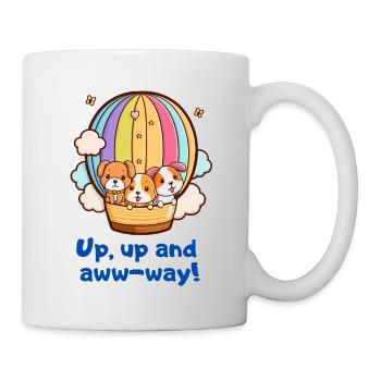 Up, up and aww-way! - Mug - white - Right