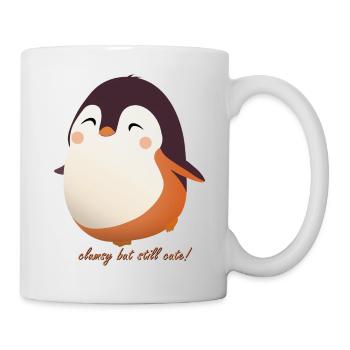 Pinguin - Tasse - Weiß - Rechts