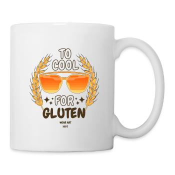 Pour refroidir pour le gluten - Mug blanc - blanc - Droite