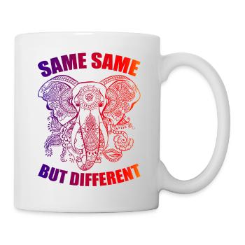SameSame but Different Thailand Shirt - Mug - white - Right