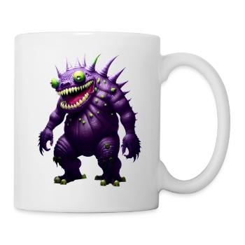 Purple Green Monster - Tasse - Weiß - Rechts