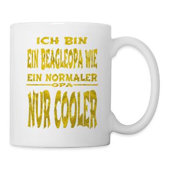 statement doggie geburtstagsgeschenkidee hund cool - Tasse - Weiß - Rechts