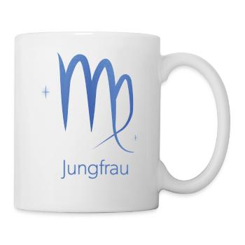 Sternzeichen Jungfrau - Tasse - Weiß - Rechts