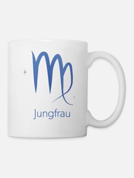Sternzeichen Jungfrau - Tasse - Weiß