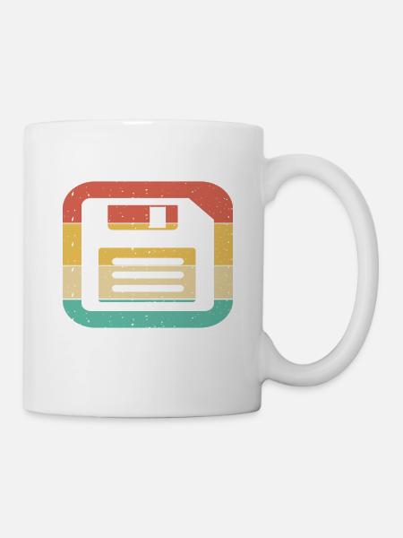 I keep all my Dad Jokes in a Dad - A - Base - Tasse - Weiß
