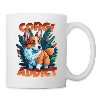 CORGI Addict - Tasse - Weiß - Rechts
