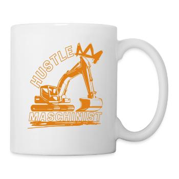 Hustle Maschinist - Tasse - Weiß - Rechts