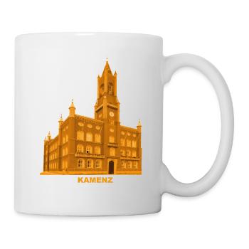 Kamenz Rathaus Bautzen Lissingstadt Sachsen - Tasse - Weiß - Rechts