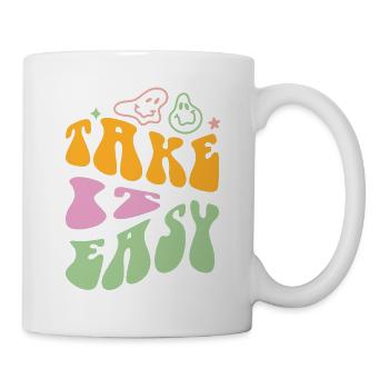 Take it Easy - Tasse - Weiß - Rechts