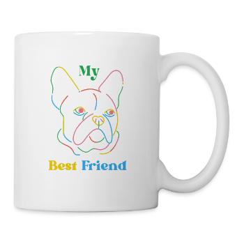 My Best Friend Dog - Tasse - Weiß - Rechts