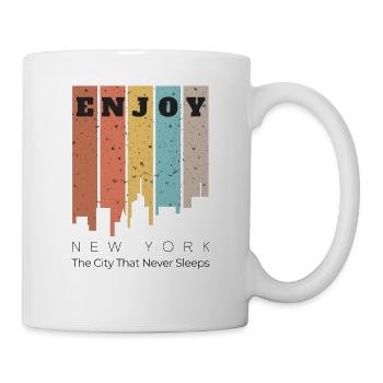 New York The City That Never Sleeps - Tasse - Weiß - Rechts