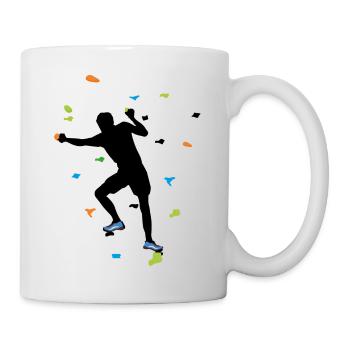 Bloc, Sports, Escalade, Athlètes - Mug blanc - blanc - Droite