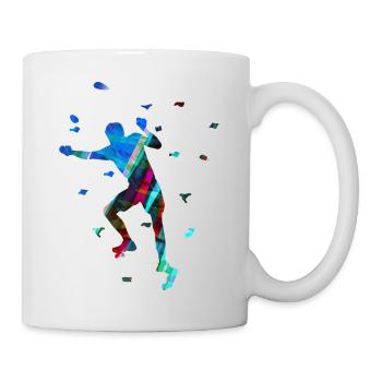 Bloc,Sports,Escalade, Athlètes,Graffiti - Mug blanc - blanc - Droite