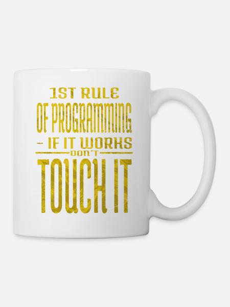 health informatics specialist tshirts fun - Tasse - Weiß