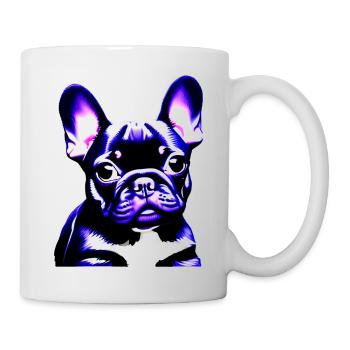 Chiens Chien bouledogue Français Chien Propriétaire - Mug blanc - blanc - Droite