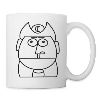 Patrouille lunaire - Mug blanc - blanc - Droite