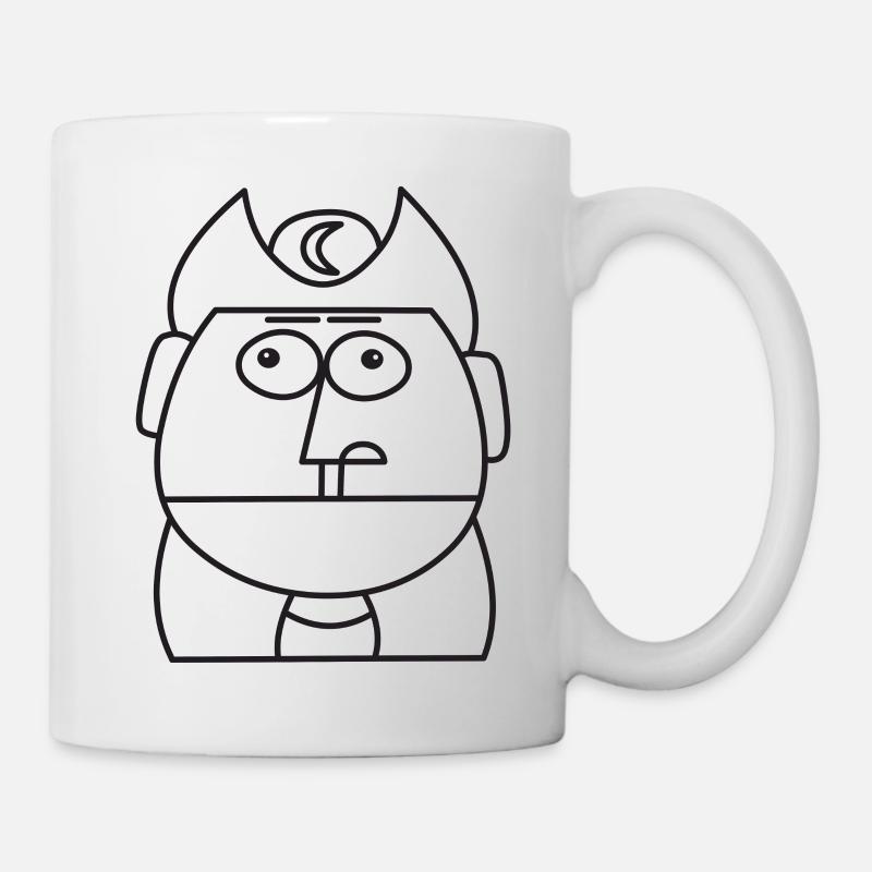 Mondpatrouille - Tasse - Weiß