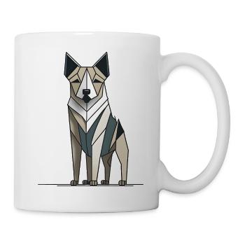 Minimalistic Dog - Mug - white - Right