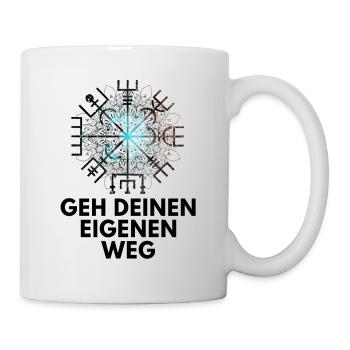Wegweiser VEGVISIR - Tasse - Weiß - Rechts