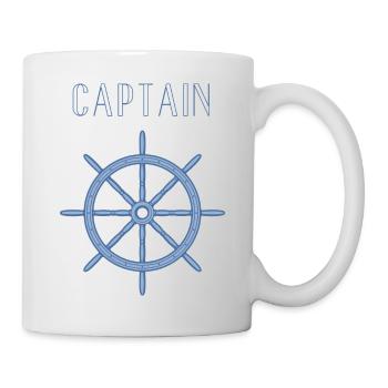 CAPITAINE ET TIMONIER ROUE - Mug blanc - blanc - Droite