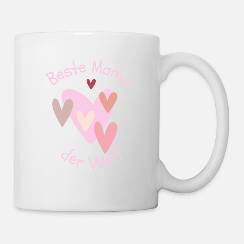Beste Mama der Welt - Tasse - Weiß