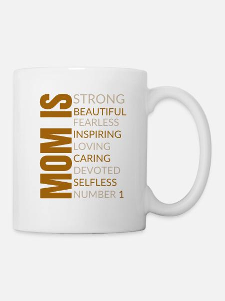 Maman est le t-shirt de la fête des mères Idée cadeau Meilleure maman - Mug blanc - blanc