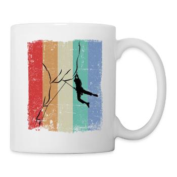 Rochers d’escalade vintage - Mug blanc - blanc - Droite