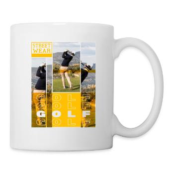 Golf Golf Golfer Sport Hobby Club Vintage - Mug - white - Right