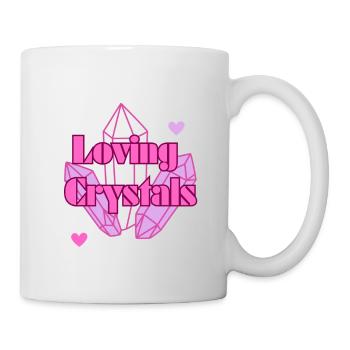 Loving Crystals (Positive Design) - Mug - white - Right