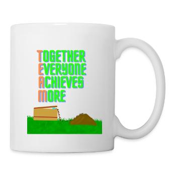 Stealing Ants Together everyone achieves more - Tasse - Weiß - Rechts