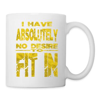 books and cats quote lover funny present idea - Mug - white - Right