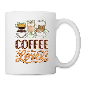 Café Amateur de café Amateur de café Tasse à café - Mug blanc - blanc - Droite