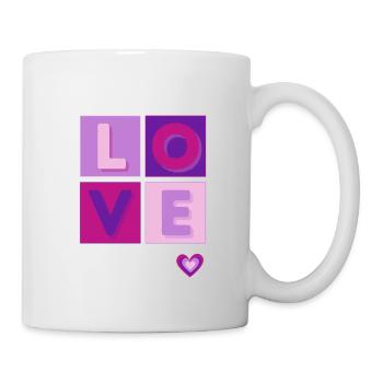 LOVE (Positive Design) - Mug - white - Right