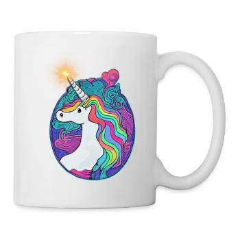 Emblème Licorne - Mug blanc - blanc - Droite