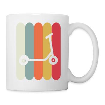 E-Scooter Roller Scooter - Mug blanc - blanc - Droite