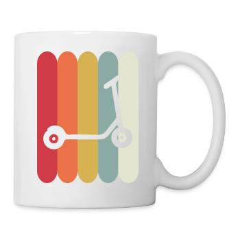 E-Scooter Roller Scooter - Mug blanc - blanc - Droite
