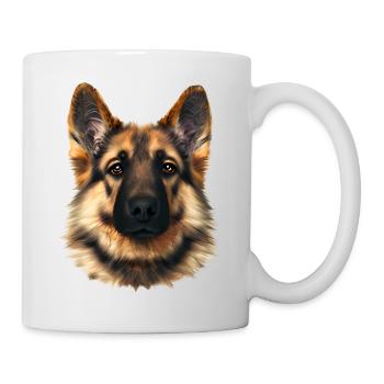 Chiot Berger Allemand Propriétaire Chien - Mug blanc - blanc - Droite