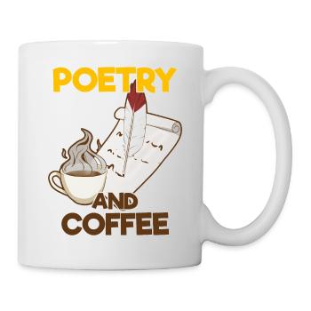 Poet Poesie Dichter Poetry I Geschenk - Tasse - Weiß - Rechts