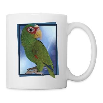 White-fronted parrot - Mug - white - Right